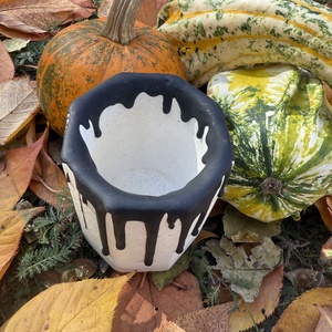 Halloween-i beton dekor - otthon & életmód - dekoráció - halloween - halloweeni dekoráció - Meska.hu