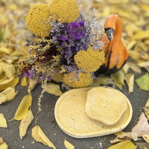 Beton dekorszett - kavicsos, Otthon & Életmód, Dekoráció, Asztal és polc dekoráció, Dekorációs tál, tartó, Mindenmás, MESKA