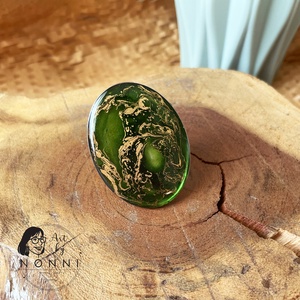 Egyedi műgyanta gyűrű - ékszer - gyűrű - vékony gyűrű - Meska.hu