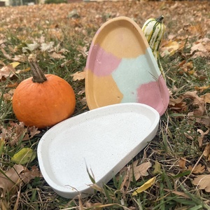 Beton dísztál - ékszer - ékszertartó - ékszertartó tál - Meska.hu