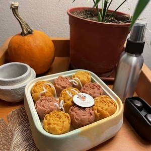 Beton dísztál szójaviasz gyertyadíszítéssel, Ékszer, Ékszertartó, Ékszertartó tál, Mindenmás, MESKA