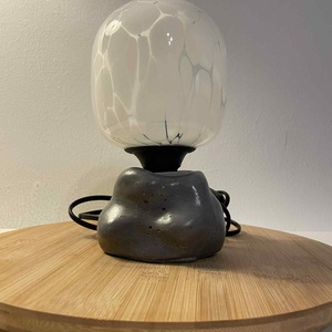 Design beton asztali lámpa, Otthon & Életmód, Lámpa, Asztali lámpa, Mindenmás, MESKA