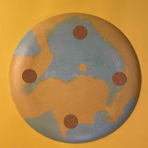 Beton tál - 25.5 cm átmérő - otthon & életmód - dekoráció - asztal és polc dekoráció - dekorációs tál, tartó - Meska.hu