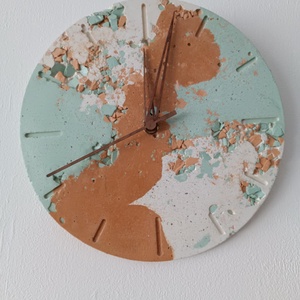 Beton falióra - otthon & életmód - dekoráció - fali és függő dekoráció - falióra & óra - Meska.hu