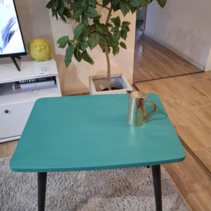 vintage - mid century diófa kisasztal, Otthon & Életmód, Bútor, Asztal, Famegmunkálás, MESKA