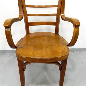 Thonet stílusú hajlított karfás vintage szék - otthon & életmód - bútor - szék & fotel - Meska.hu