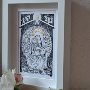 Betlehem, Betlehem... - művészet - grafika & illusztráció - tus - Meska.hu