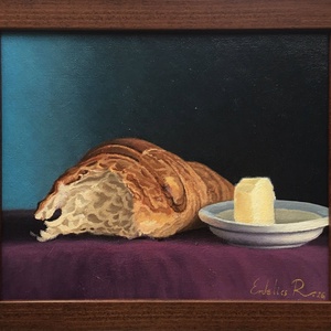 Vajas croissant teavajjal - Erdelics Richárd - Meska.hu