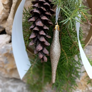 PILLE ajtódísz - karácsony - adventi díszek - adventi ajtódísz - Meska.hu