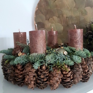 TOBOZ adventi koszorú - Meska.hu