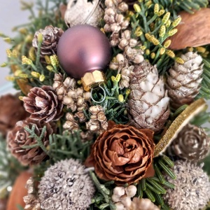 PEZSGŐ karácsonyi ajtódísz - karácsony - adventi díszek - adventi ajtódísz - Meska.hu