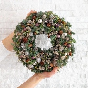 PEZSGŐ karácsonyi ajtódísz - karácsony - adventi díszek - adventi ajtódísz - Meska.hu