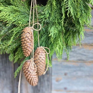 Ciprus ajtódísz  - karácsony - adventi díszek - adventi ajtódísz - Meska.hu