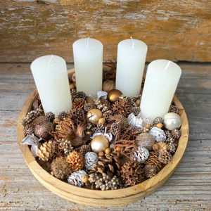 CSINÁLD MAGAD adventi koszorú - karácsony - adventi díszek - adventi koszorú - Meska.hu