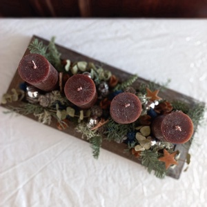 CSINÁLD MAGAD adventi asztaldísz - karácsony - adventi díszek - adventi asztaldísz - Meska.hu