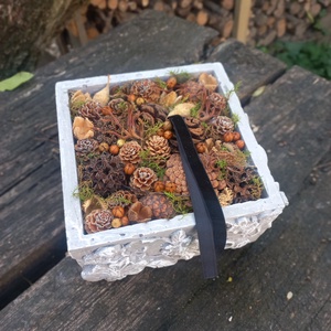 SÍRDÍSZ gipsz kocka, Otthon & Életmód, Vallás, Temetkezési tárgy, Sírdísz, kegyeleti dísz, Virágkötés, MESKA