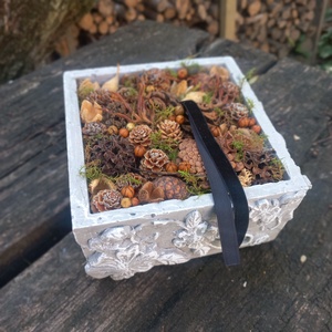 SÍRDÍSZ gipsz kocka - otthon & életmód - vallás - temetkezési tárgy - sírdísz, kegyeleti dísz - Meska.hu