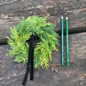 URNAKOSZORÚ örökzöld , Otthon & Életmód, Vallás, Temetkezési tárgy, Sírdísz, kegyeleti dísz, Virágkötés, MESKA