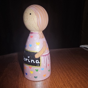 Fa egyedi baba - játék & sport - baba & babaház - baba - Meska.hu