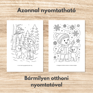 Karácsonyi színező gyerekeknek  Marci és a karácsonyi csillag (PDF, 20 oldal) - karácsony - mikulás - mikulás ajándékok - Meska.hu