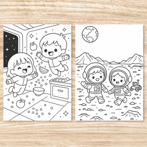 Színező gyerekeknek  Letölthető, azonnal nyomtatható  Űrkaland (PDF, 20 oldal) - otthon & életmód - papír, írószer - színező - Meska.hu