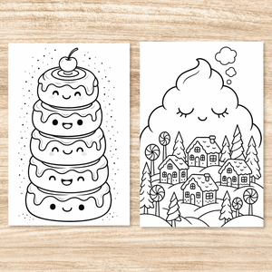 Karácsonyi színező letölthető azonnal nyomtatható - otthon & életmód - papír, írószer - színező - Meska.hu