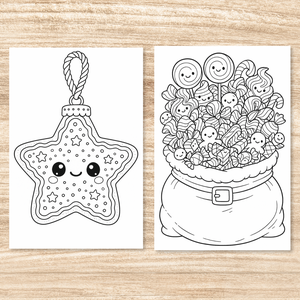 Karácsonyi színező letölthető azonnal nyomtatható - otthon & életmód - papír, írószer - színező - Meska.hu