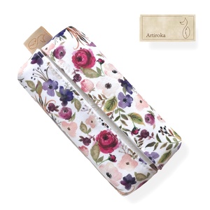 Virágtenger mintás PRÉMIUM pamut zsebkendő tartó - Artiroka - táska & tok - pénztárca & más tok - zsebkendőtartó tok - Meska.hu