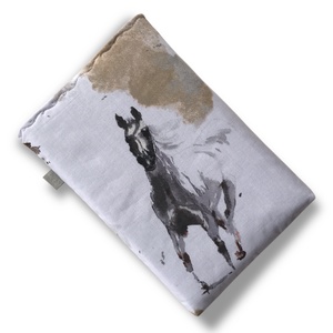 Ló mintás könyvtok gombos zárral  - könyv & zene - könyvtok - Meska.hu