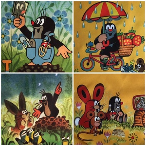 Kisvakond esernyővel mintás, egyedi gymbag vízálló hátizsák vagy tornazsák  - táska & tok - hátizsák - kishátizsák - Meska.hu