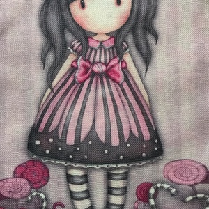 Kislány mintás egyedi gymbag hátizsák - táska & tok - hátizsák - hátizsák - Meska.hu