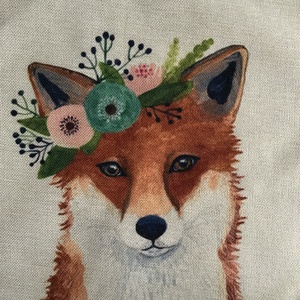 Róka mintás egyedi gymbag hátizsák - Artiroka - táska & tok - hátizsák - tornazsák, gymbag - Meska.hu