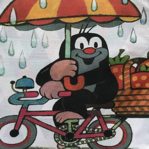 Kisvakond mintás egyedi gymbag hátizsák - Artiroka, Táska & Tok, Hátizsák, Tornazsák, Gymbag, Varrás, Hímzés, MESKA