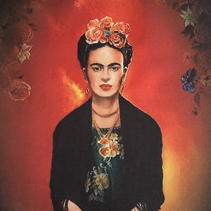 Frida Kahlo mintás egyedi gymbag hátizsák - Artiroka, Táska & Tok, Hátizsák, Tornazsák, Gymbag, Varrás, Hímzés, MESKA