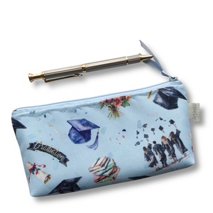 Diploma átadó irattartó pénztárca vagy tolltartó neszesszer, szemüvegtok akár névhímzéssel - táska & tok - neszesszer - Meska.hu