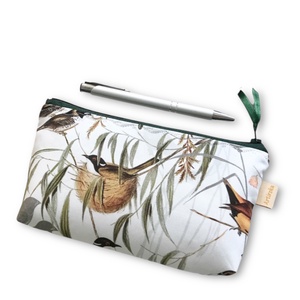  Apróságok neszesszere - Madarak a nádasban  - táska & tok - pénztárca & más tok - pénztárca - női pénztárca - Meska.hu