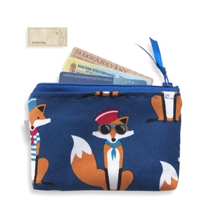 Róka-móka matróz mintás irattartó pénztárca  - Meska.hu