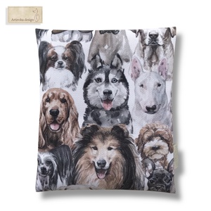 Vízálló egészségügyi betét tartó kutya iskola mintával  - Meska.hu