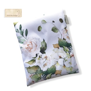 VÍZÁLLÓ egészségügyi betét tartó, rózsa és madár mintával  - táska & tok - neszesszer - Meska.hu