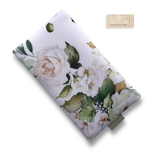 Rózsa mintás papírzsebkendő tartó vízálló textilből - Artiroka - Meska.hu