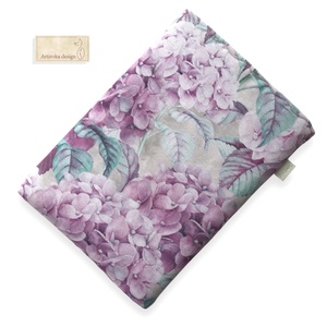 Hortenzia virágok mintás könyvtok - Artiroka - könyv & zene - könyvtok - Meska.hu