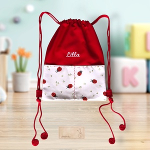 Katica mintás ÓVODAI / OVIS ZSÁK akár szettben is   - játék & sport - ovis felszerelés - ovis szett - Meska.hu