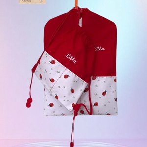 Katica mintás ÓVODAI / OVIS ZSÁK akár szettben is   - játék & sport - ovis felszerelés - ovis szett - Meska.hu