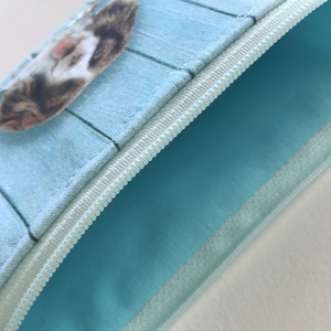 Kutya mintás prémium pamut tolltartó neszesszer, szemüvegtok - táska & tok - neszesszer - Meska.hu