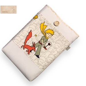 A kis herceg mintás vízálló,  zsebes könyvtok gombos zárral  -  Artiroka design  - Meska.hu