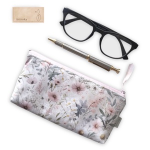 Virágoskert mintás tolltartó neszesszer Mama hímzéssel Anyák napjára - táska & tok - neszesszer - Meska.hu