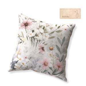 Virágos rét mintás gyűrűpárna  - Meska.hu