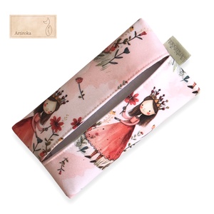 Királylány mintás, prémium papírzsebkendő tartó tok - Meska.hu