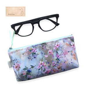 Pasztell virág mintás tolltartó neszesszer vagy irattartó pénztárca - táska & tok - pénztárca & más tok - szemüvegtok - Meska.hu