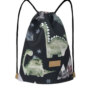 Dino mintás gybag hátizsák, ovis zsák, tornazsák , Táska & Tok, Hátizsák, Hátizsák, Varrás, MESKA